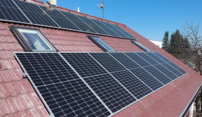 Realizace fotovoltaiky: RD Nové Město na Moravě 