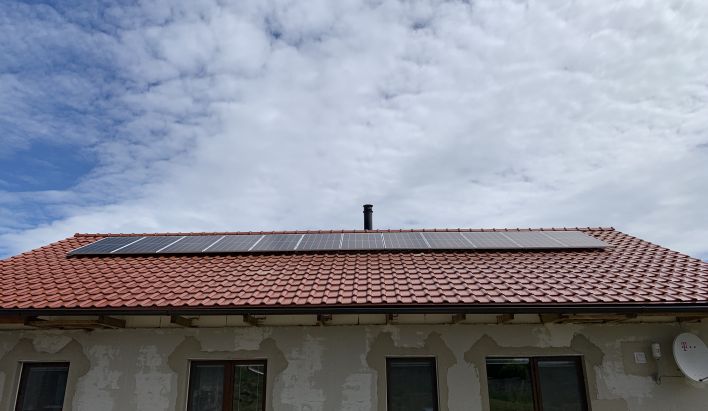 Realizace fotovoltaiky: RD Rudoltice 