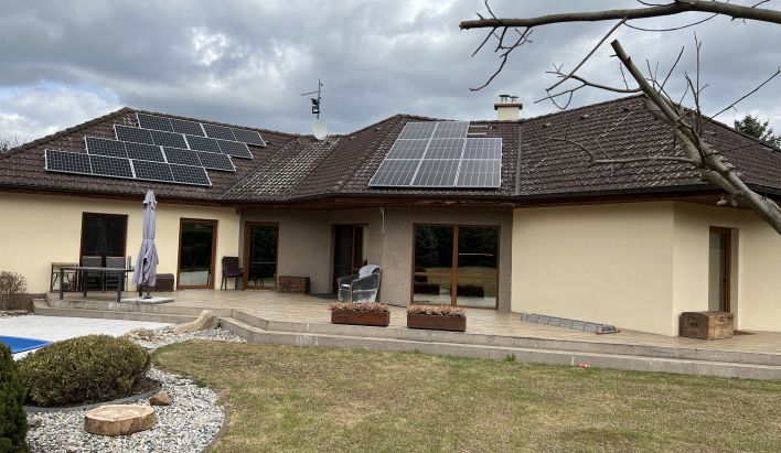 Realizace fotovoltaiky: RD Podbořany 