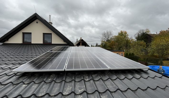 Realizace fotovoltaiky: RD Kočov 