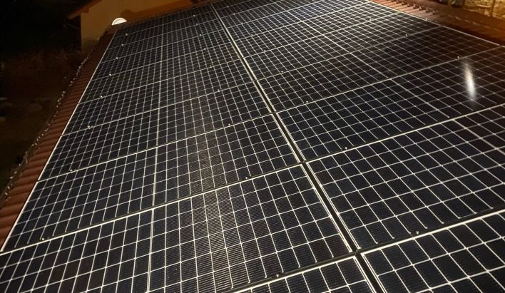 Realizace fotovoltaiky: RD Žebrák