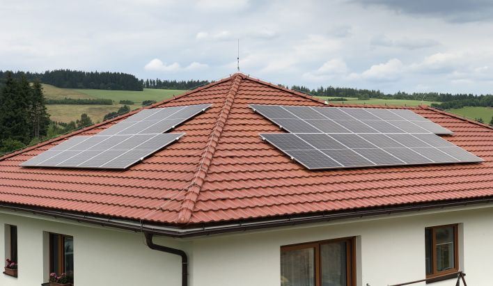 Realizace fotovoltaiky: RD Lichkov