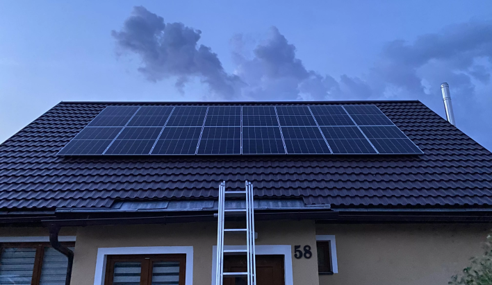 Realizace fotovoltaiky: RD Hartmanice