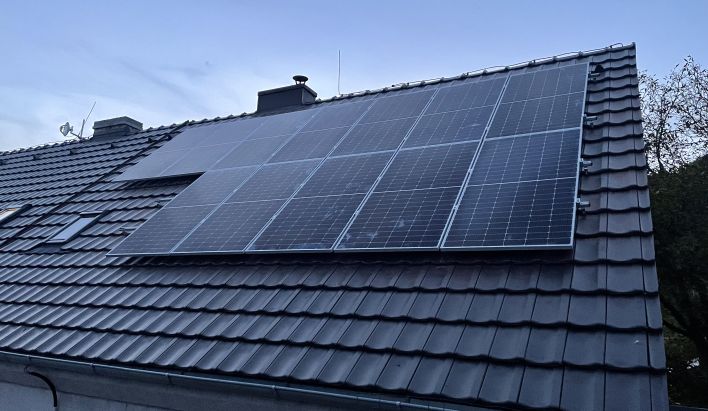 Realizace fotovoltaiky: RD Horní Jiřetín