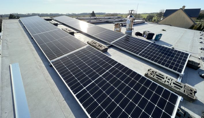 Realizace fotovoltaiky: RD Dolní Újezd 