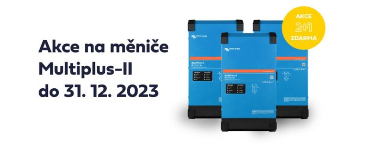 Akce 2+1 na měniče Victron Energy MultiPlus-II